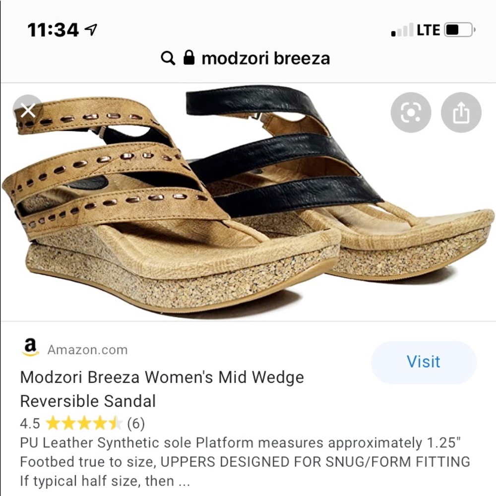 New Clark’s Modzori reversible sandals. Never worn